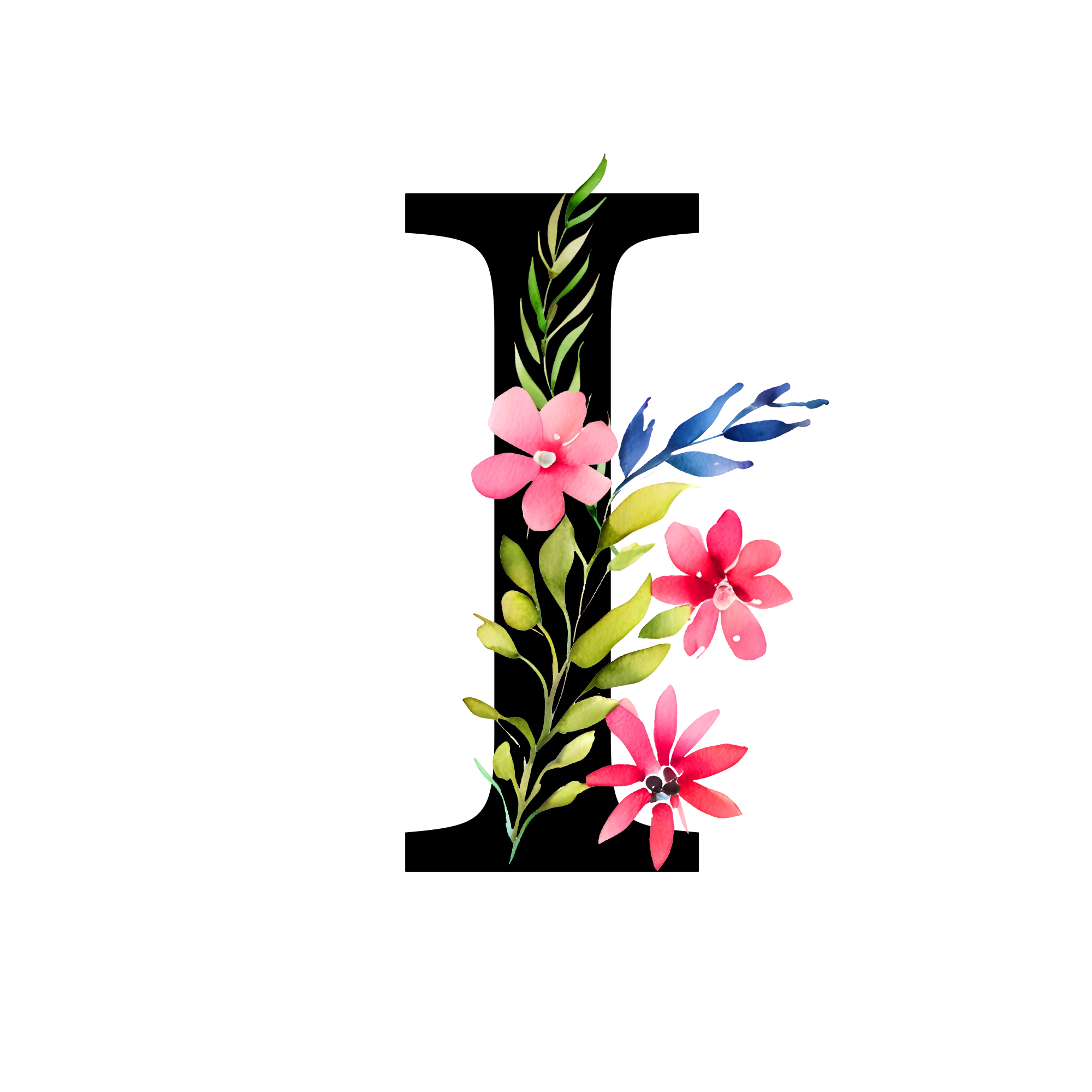 Free-Transparent-Floral-Alphabet-Illustration-letter-I.webp